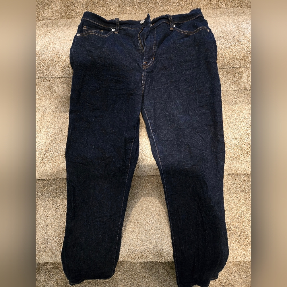 Banana Republic Womens Deep Indigo High Rise Slim Jeans. Size 31.